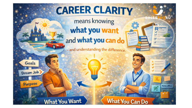 La claridad profesional ocurre cuando la ambición se encuentra con la realidad: ambas trabajan juntas.