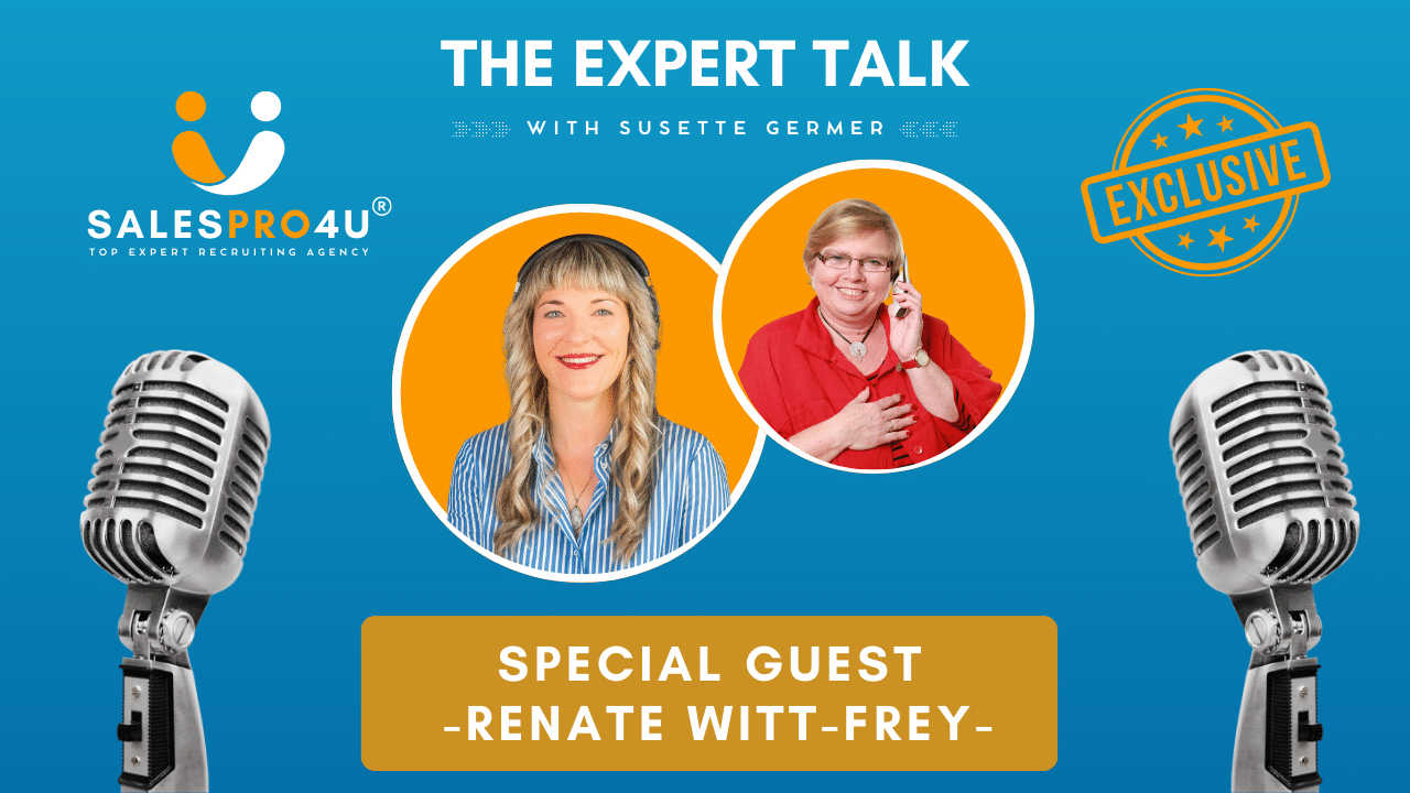 Reclutamiento y Headhunting - SalesPro4U 7 Podcast Episode Covers YouTube NEW Renate Witt Frey